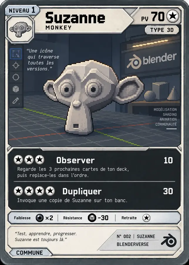Carte Blendermon rare