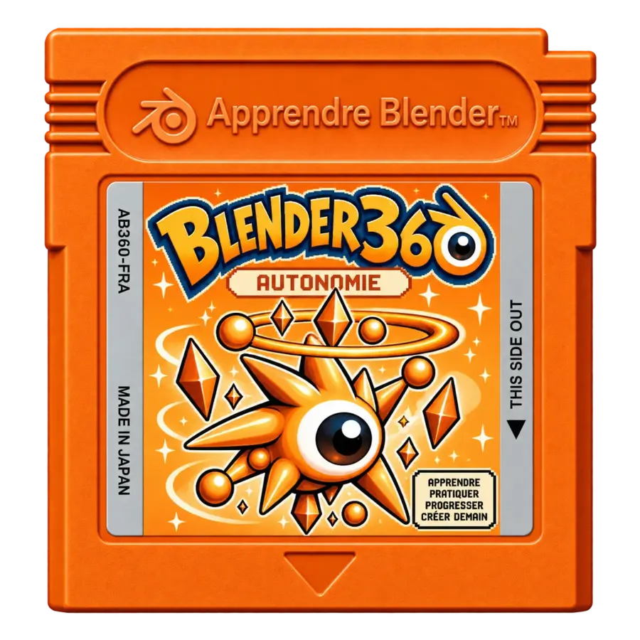 Cartouche du jeu Blender 360 — Autonomie